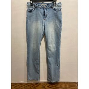 EST 1946 Denim Hi Rise Straight Leg Jeans Light Wash Women's Size 12